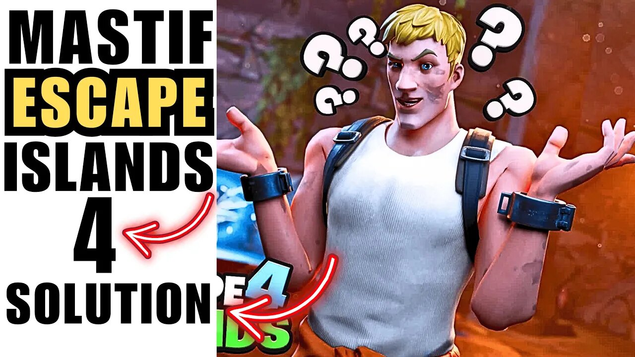 Escape Islands 4 Solution - Mastiff Julien - Fortnite - All Levels Tutorial - Escape Island 4