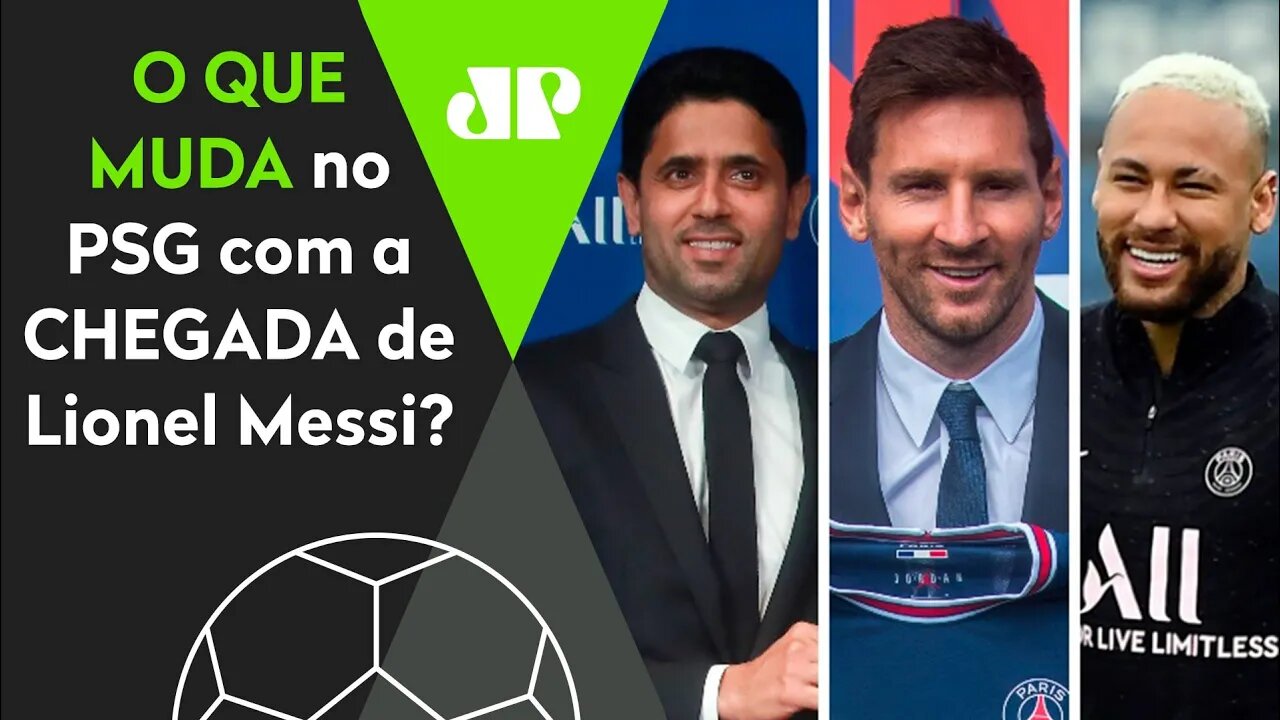 "Dá pra dizer que, HOJE, o MESSI no PSG é..." OLHA essa BAITA ANÁLISE!