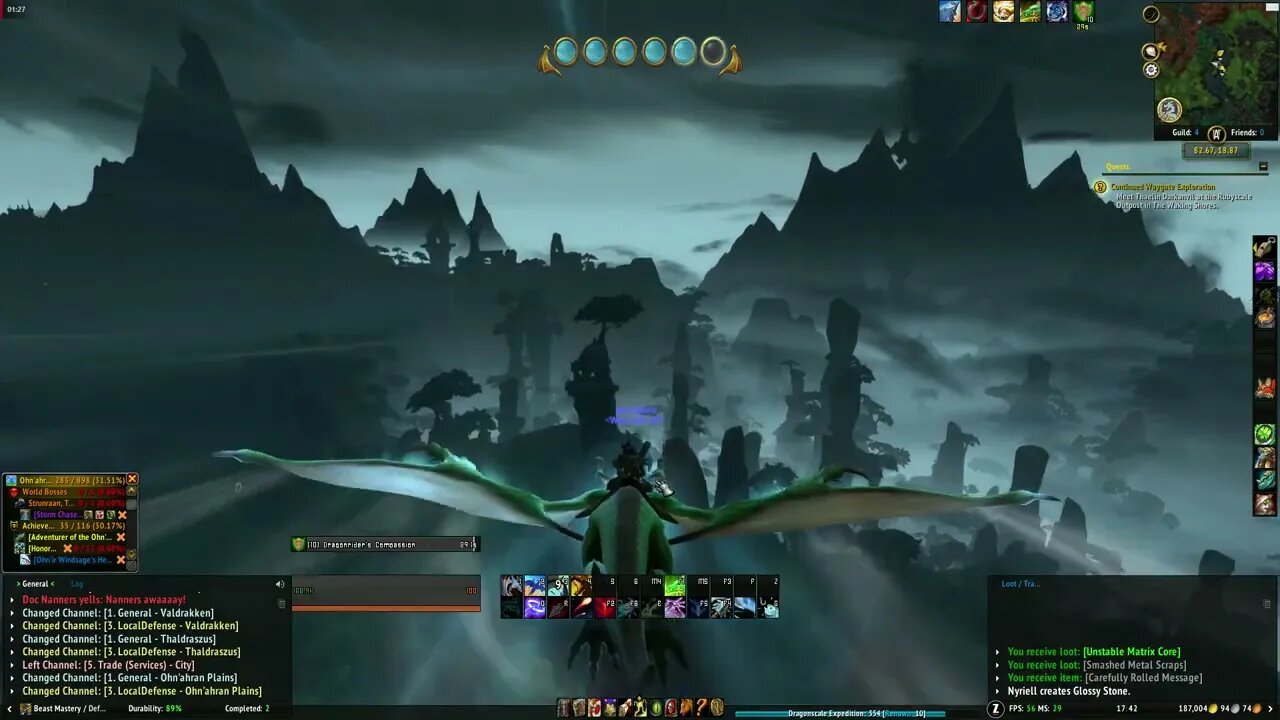 World of Warcraft Dragonflight Continued Waygate Exploration