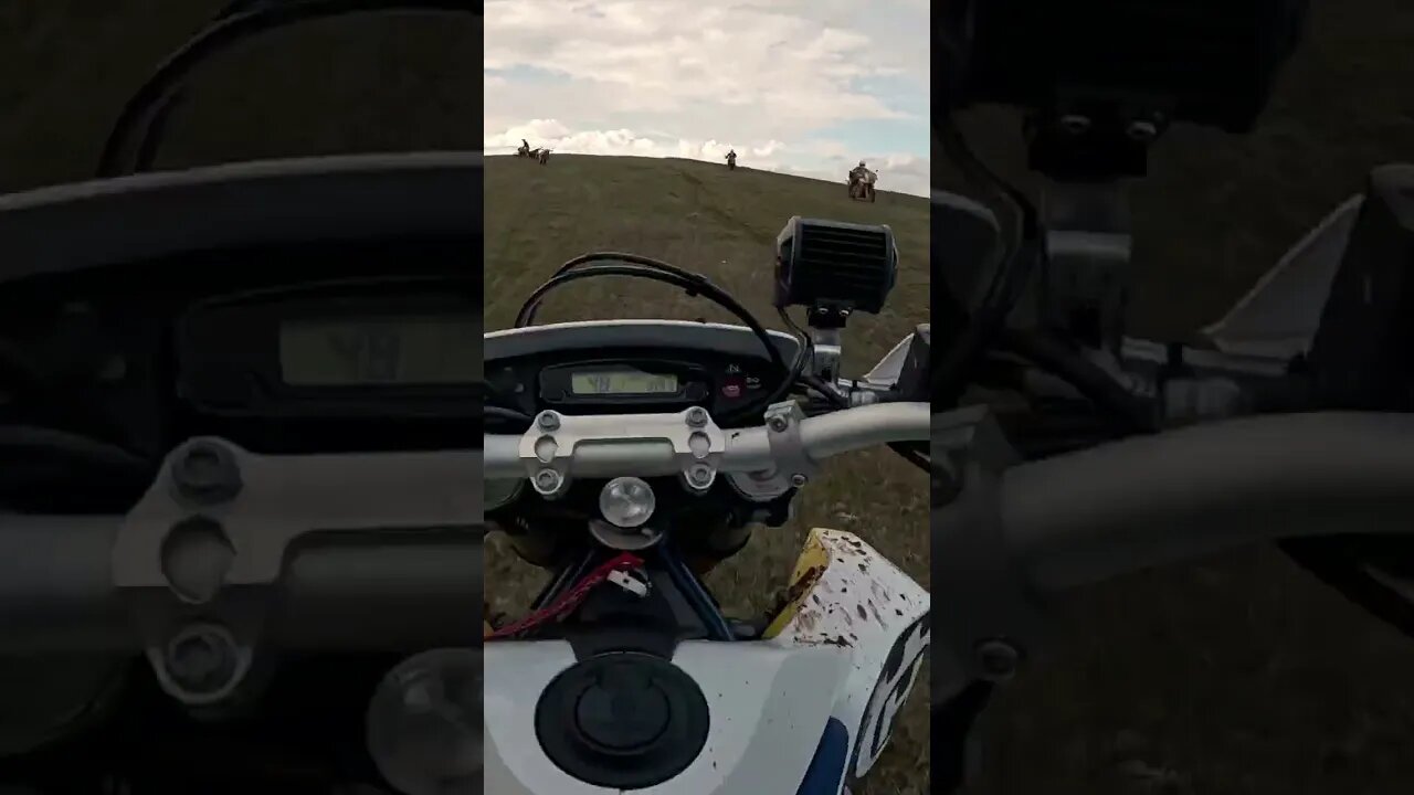 Jump Practice in Vaslui - Romania | Husqvarna 701 LR POV #shorts #enduro #motocerbii #romania