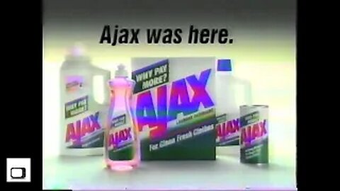 Ajax Cleaner Commercial (1989)