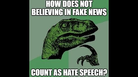 Apparently Questioning Trump Story is Considered Hate Speech Now