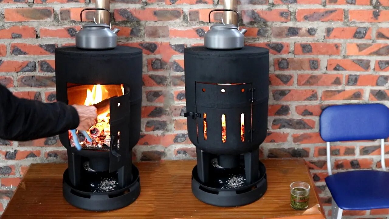 How to make a fireplace with an old gas cylinder that is super economical