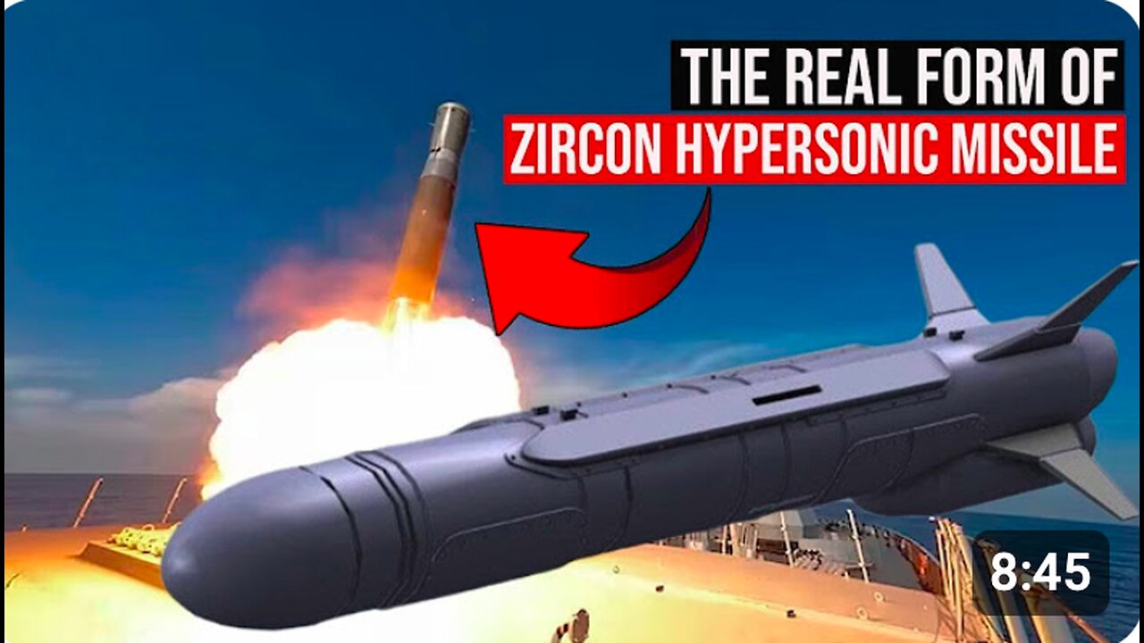 Finally! The true form of Russia's hypersonic missile 3M22 Zircon is revealed