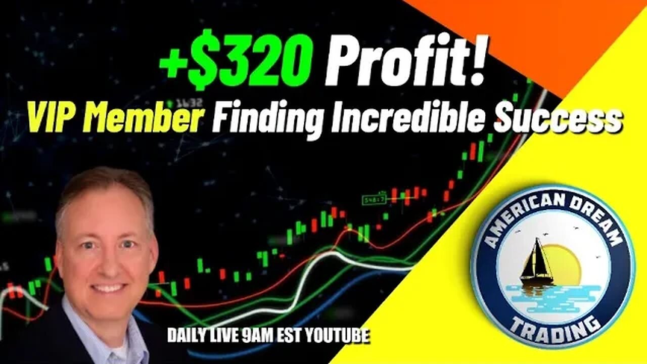 Day Trading Made Easy - VIP Member's Incredible Success With +$320 Profit In The Stock Market