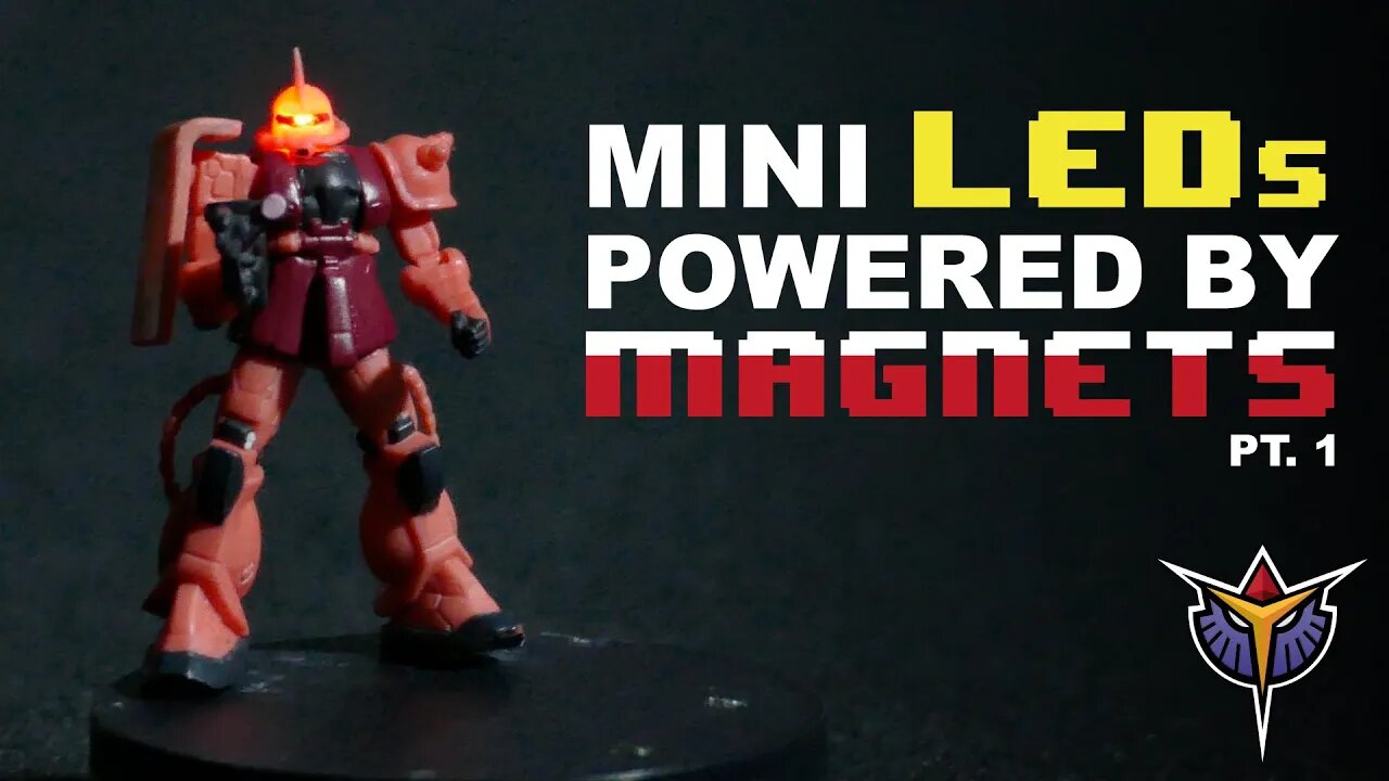 How to Power Micro LED Lights Using Rare Earth Magnets for Gunpla & Miniature Dioramas Pt. 1