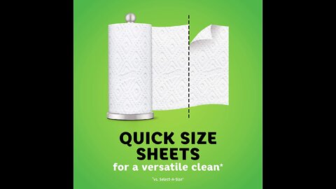 Bounty Quick Size Paper Towels, 12 Family Rolls = 30 Regular Rolls, 2022