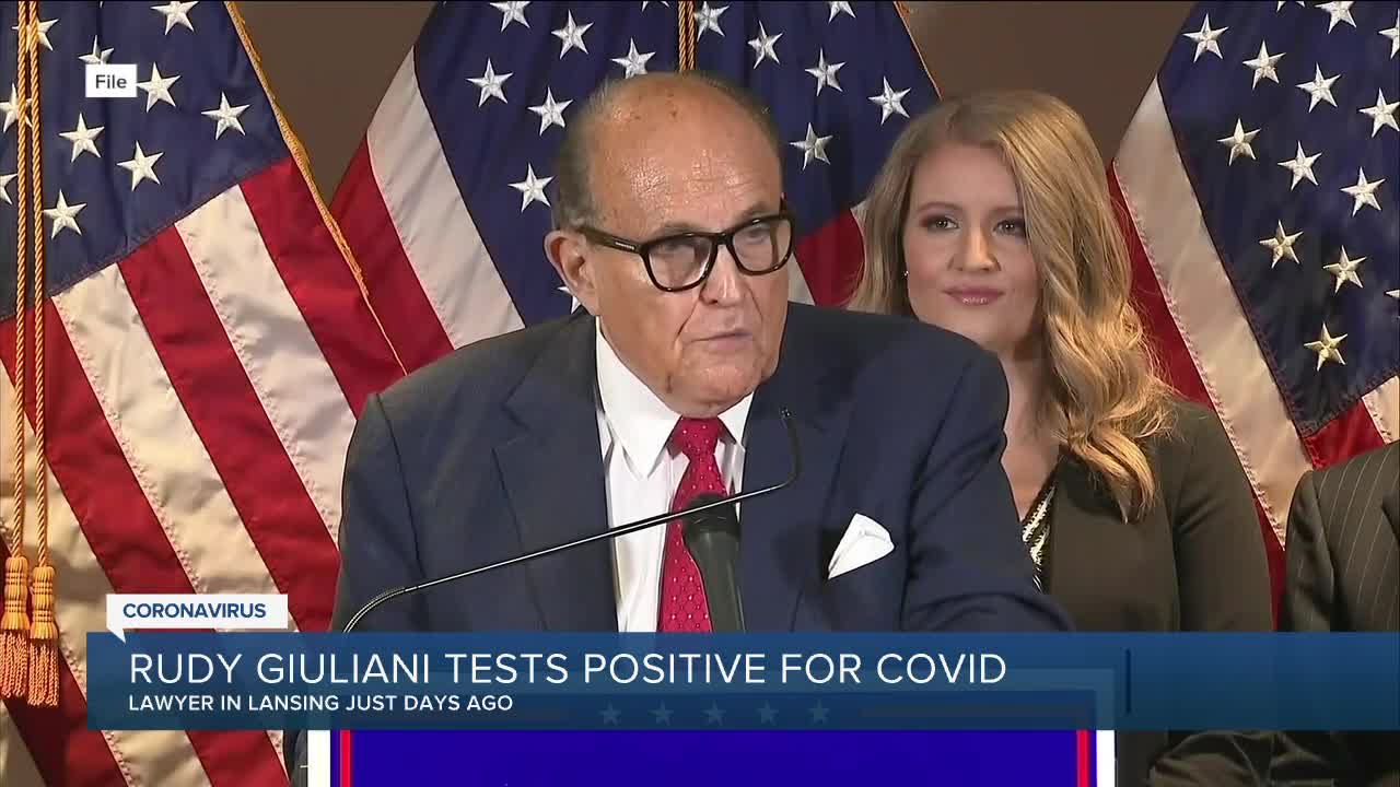 Rudy Giuliani hospitalized with COVID-19