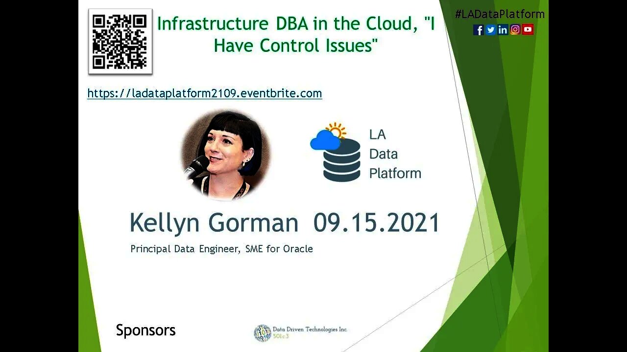 September 2021 - Infrastructure DBA in the Cloud by Kellyn Gorman (@DBAKevlar)