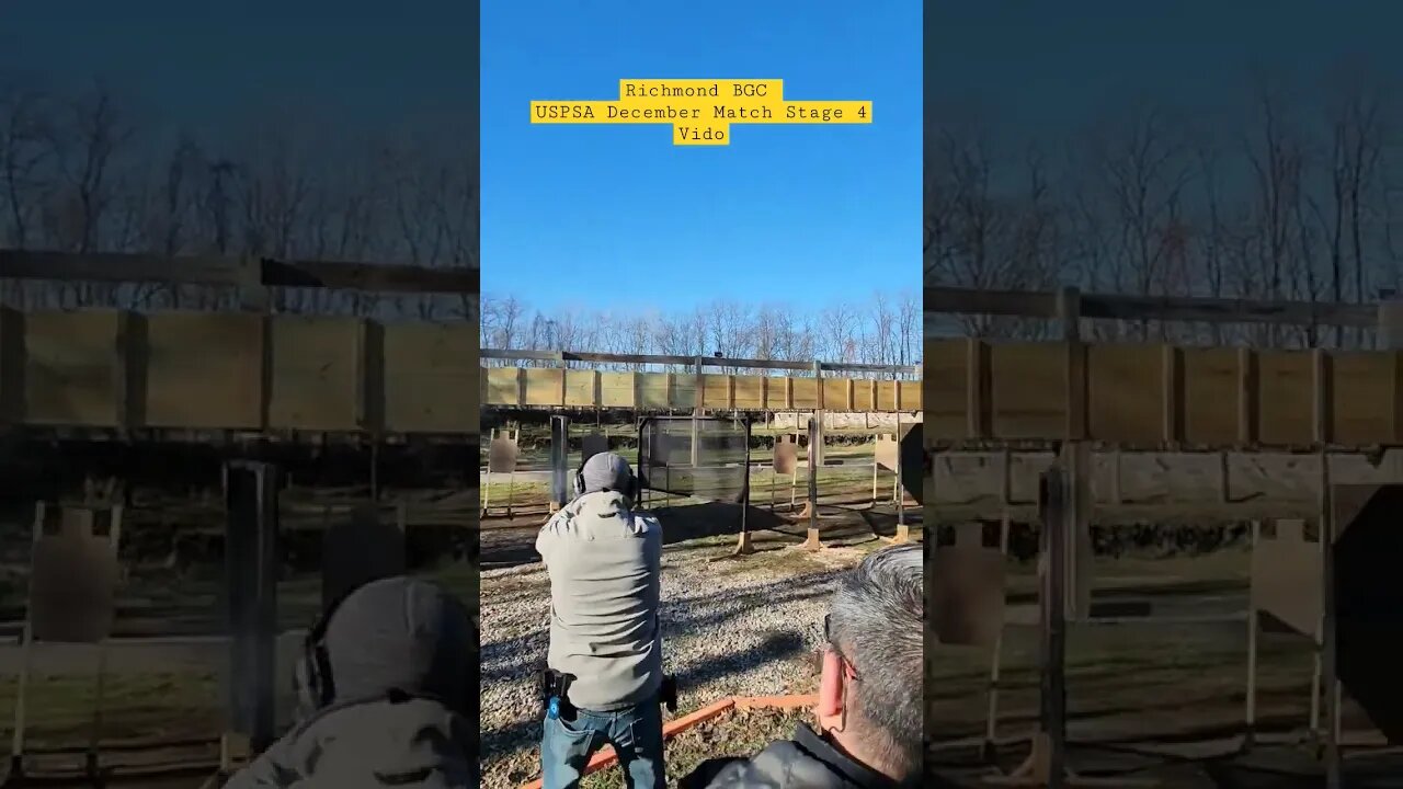 Richmond BGC #uspsa December match Stage 4 Vito #unloadshowclear #idpa