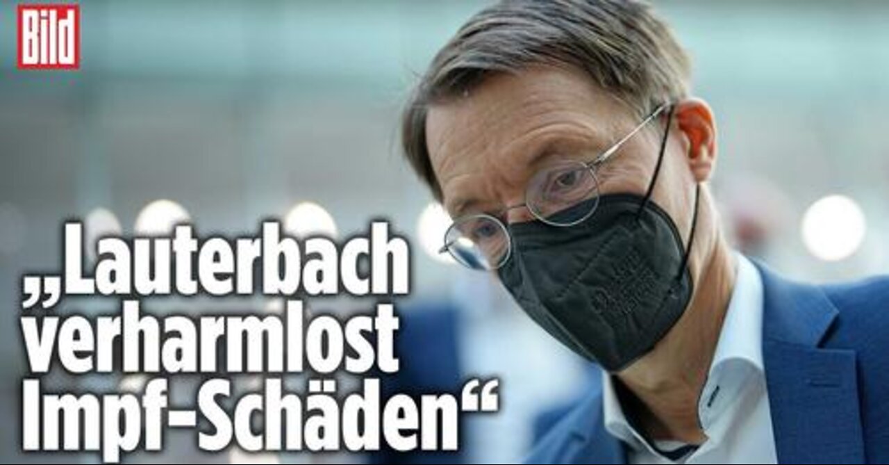 Alarmierende Zahlen: Lauterbach verharmlost Impf-Schäden