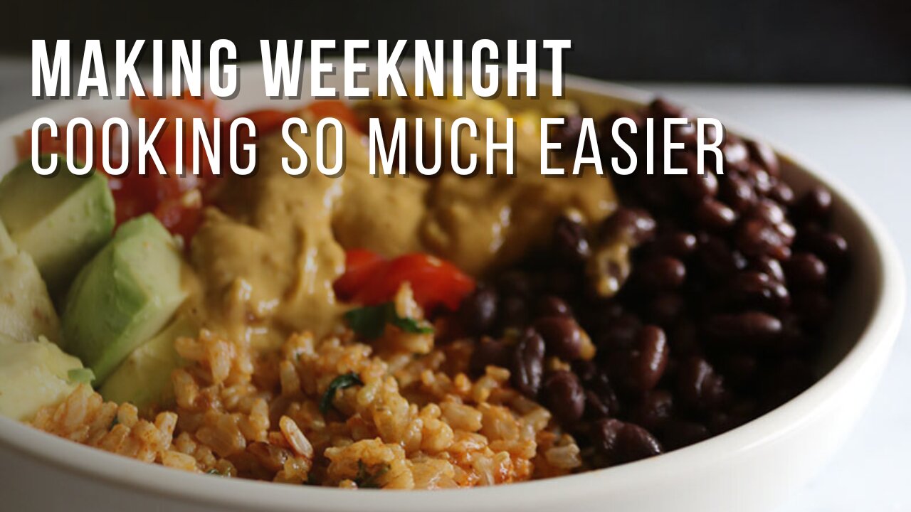 you can be creative with weeknight meals