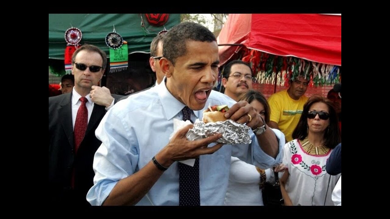 Cool president Obama goes out for burgers