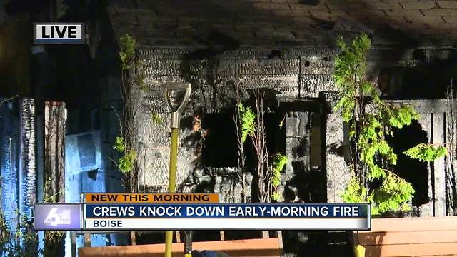 Crews knockdown early-morning fire in Boise's North End