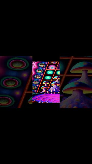 Psychedelic Mushroom🍄PT 15 Palace art#shorts