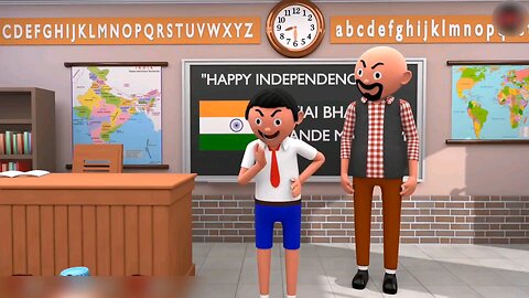 school wala 15th august | funny comede video |cartoon comedy video