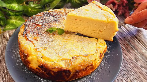Easy and DELICIOUS cheesecake with simple ingredients! Gluten free dessert!😍