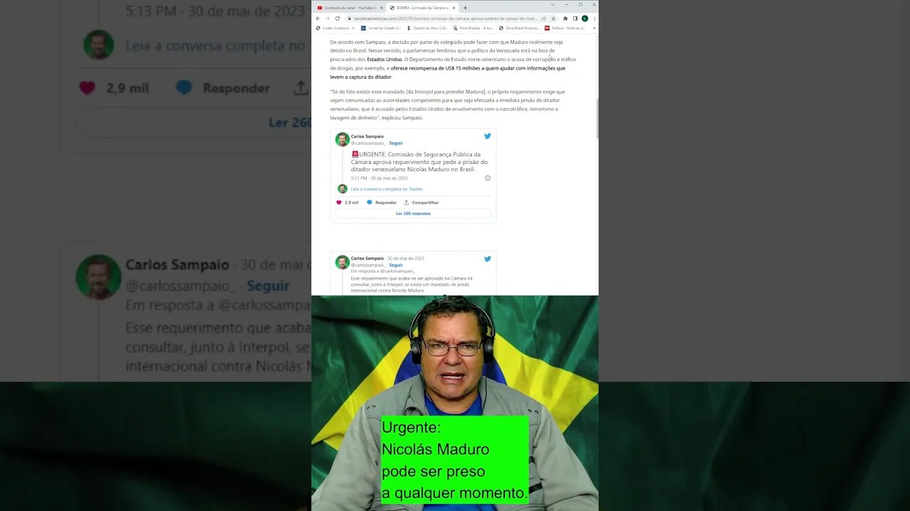 Será que vai ser preso?