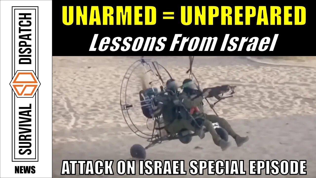 Israel’s War w/ Hamas & How Gun Control Can Weaken an Entire Nation