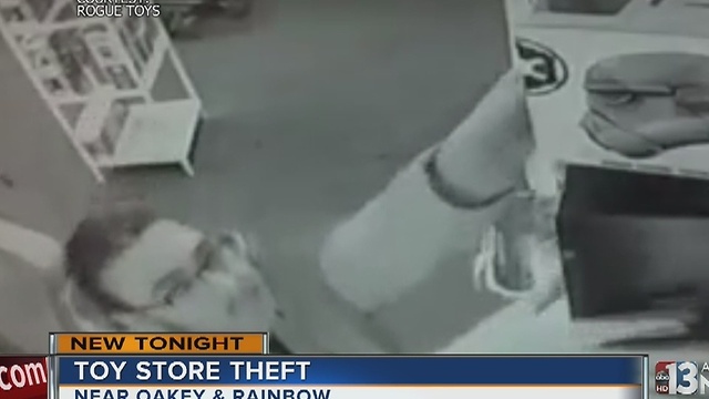 Theft at Rogue Toys caught on camera