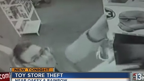 Theft at Rogue Toys caught on camera