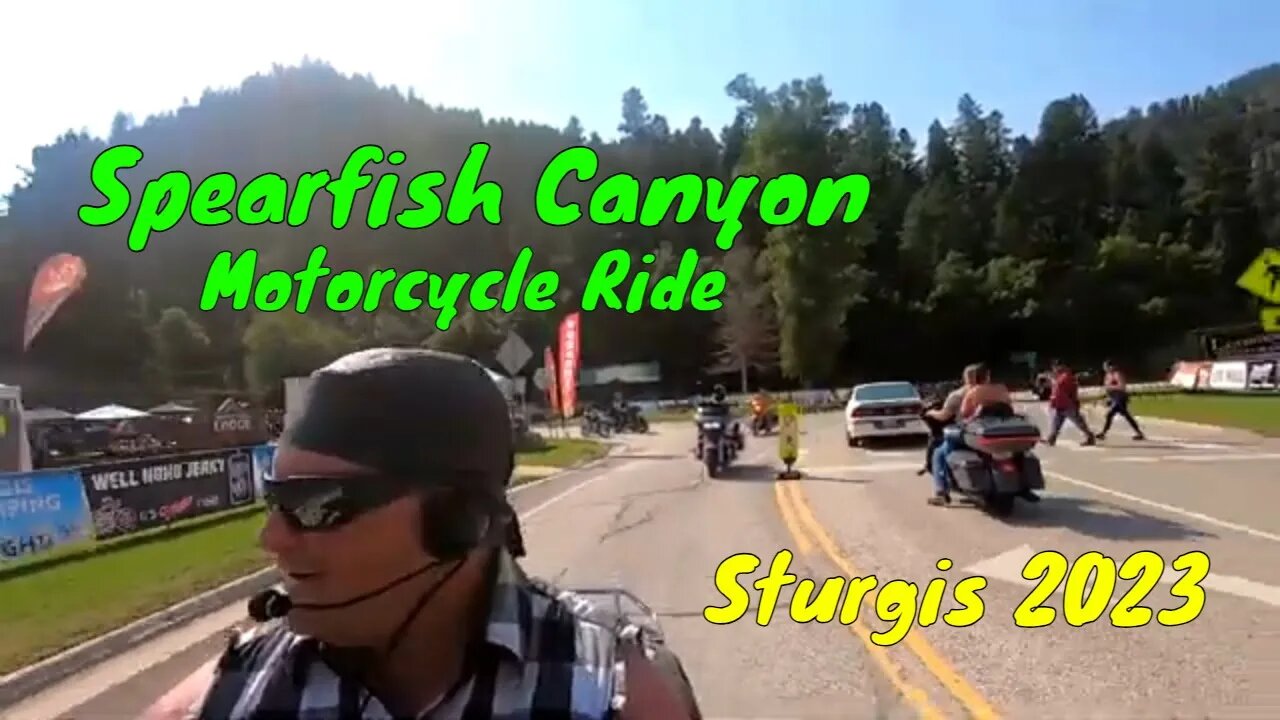 Spearfish Canyon to Deadwood Motorcycle Ride / Sturgis Motorcycle Rally