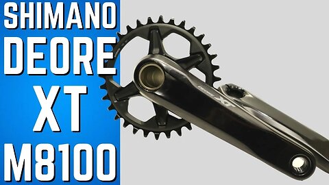 12 speed XT Crank | Shimano Deore XT M8100 Crankset & Chainring Review of Features and Weight