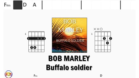 BOB MARLEY Buffalo soldier - FCN Guitar Chords & Lyrics HD