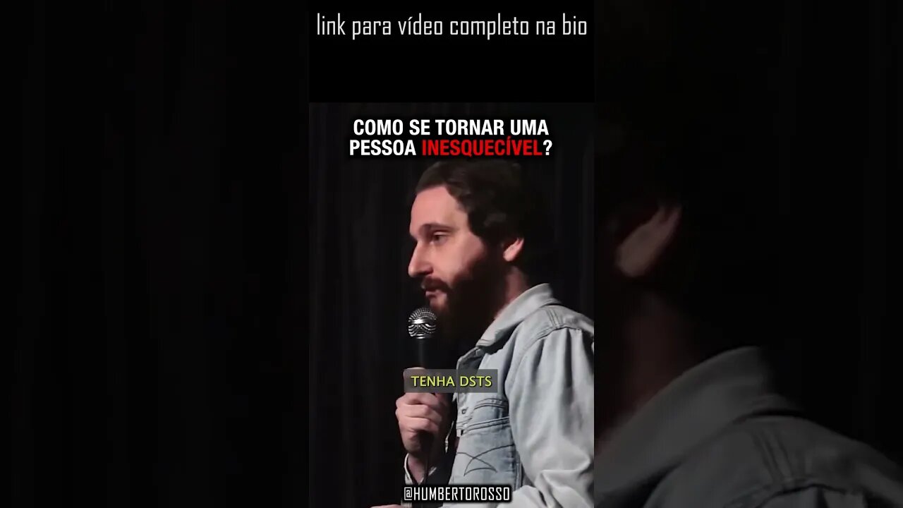 "COMO É QUE EU FAÇO PRA SER MARCANTE?" com Humberto Rosso #shorts