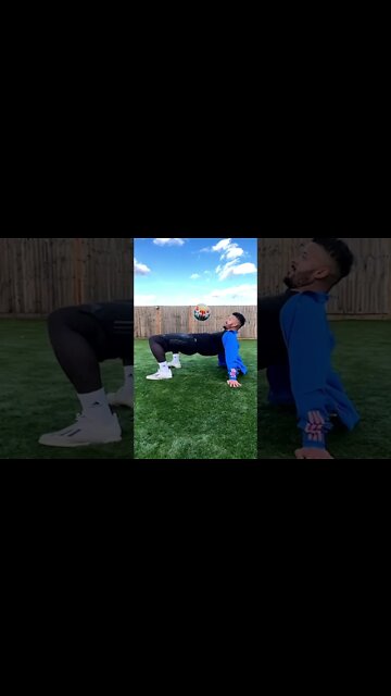IS THIS MY STRANGEST FOOTBALL SKILL MOVE EVER? 😂 | Jeremy Lynch #Shorts