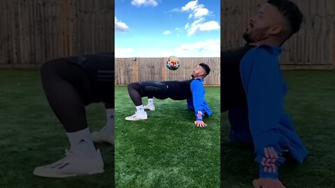 IS THIS MY STRANGEST FOOTBALL SKILL MOVE EVER? 😂 | Jeremy Lynch #Shorts