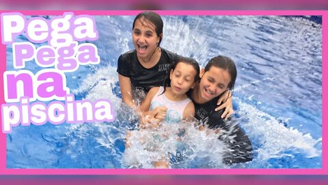 PEGA PEGA NA PISCINA 🤪 - 3 irmãs demais