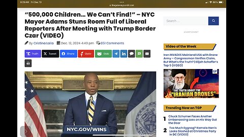 “500,000 Children… We Can’t Find!” – NYC Mayor Adams Stuns Room Full of Liberal Reporters