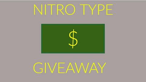 Just a small giveaway.