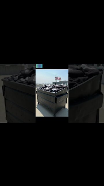 Kayne West makes customers dumpster dive for new #Yeezy Gap Clothing 😱 #kaynewest #youtubeshorts