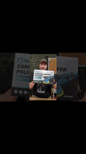 Saker Cordless Car Buffer Polisher Kit