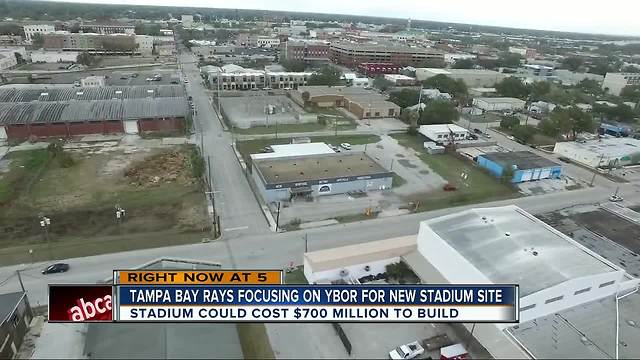 Tampa Bay Rays focusing on Ybor for new stadium site