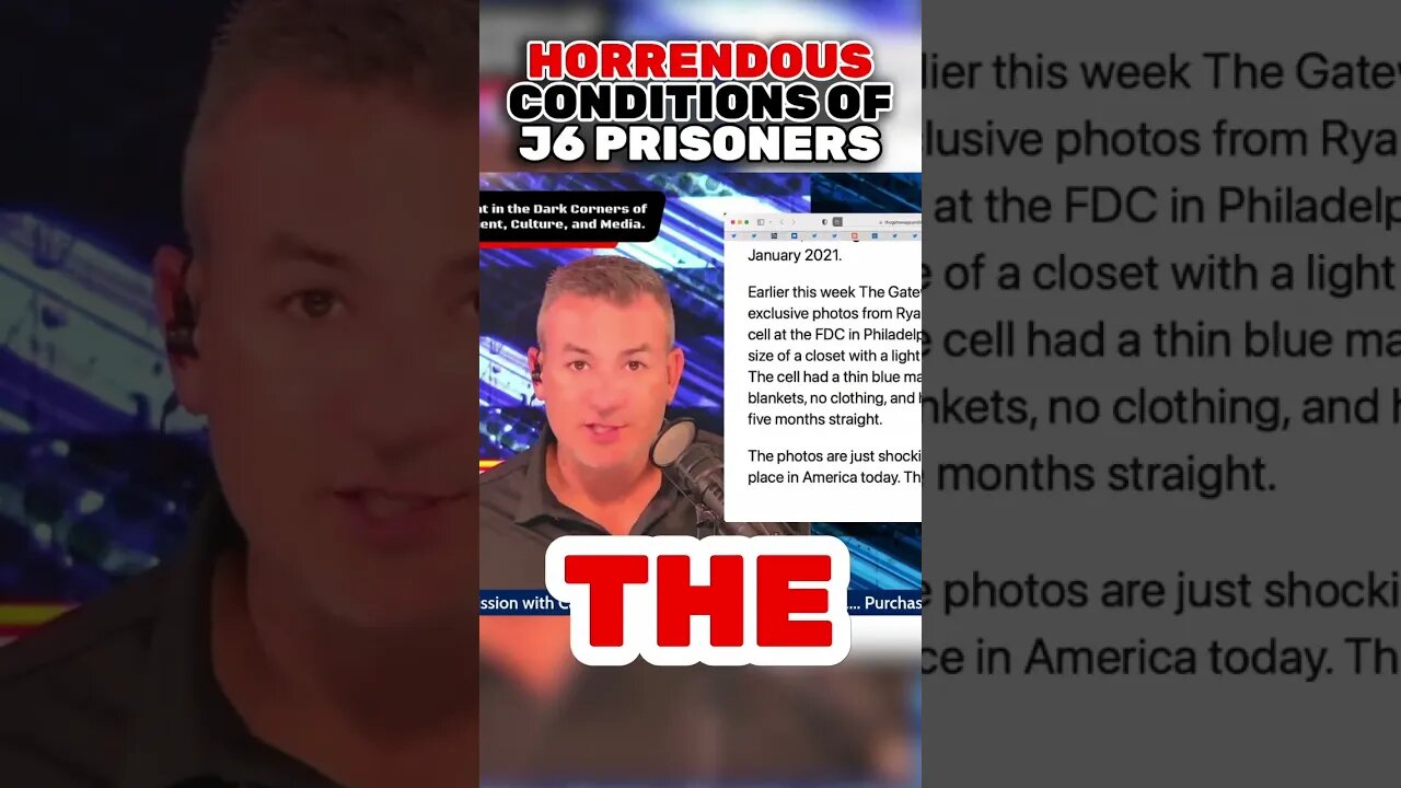 Horrendous Conditions for J6 Prisoners #DOJ #unfairtreatment #abuseawarenes