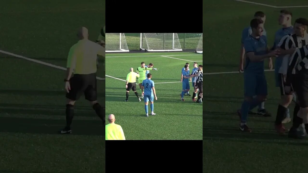 Grassroots Football Fight: Should Both Players Have Got Red Cards? | Referee Controversy #shorts