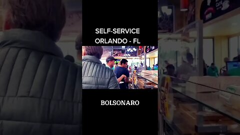 Bolsonaro no self serve em Orlando FL estados Unidos EUA