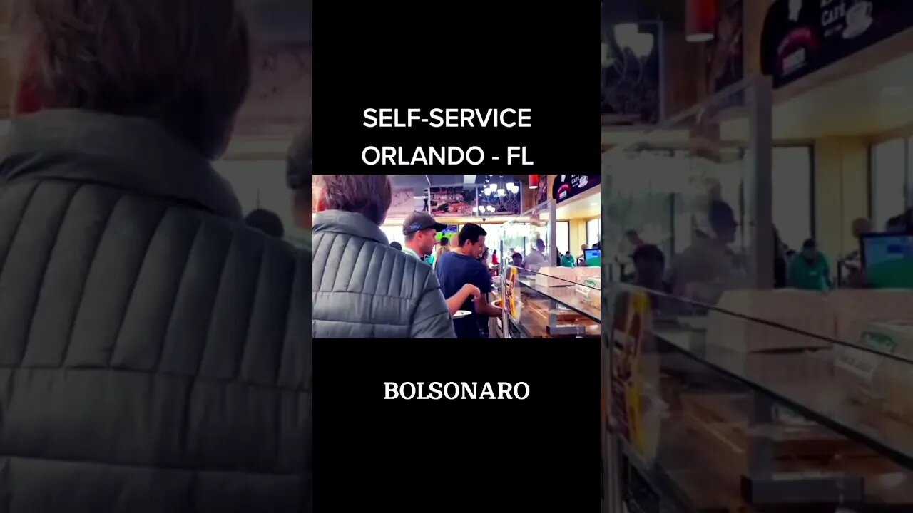 Bolsonaro no self serve em Orlando FL estados Unidos EUA