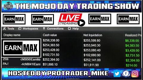 FUTURES TRADING EARNMAX ACCOUNTS