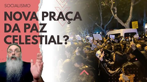 PROTESTOS por TODA A CHINA pedem e a SAÍDA de XI JINPING do PODER e o FIM do COMUNISMO na CHINA