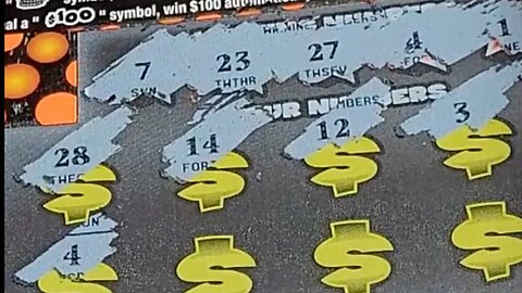 WINNING Risky Scratch Off Lottery Ticket from Kentucky!