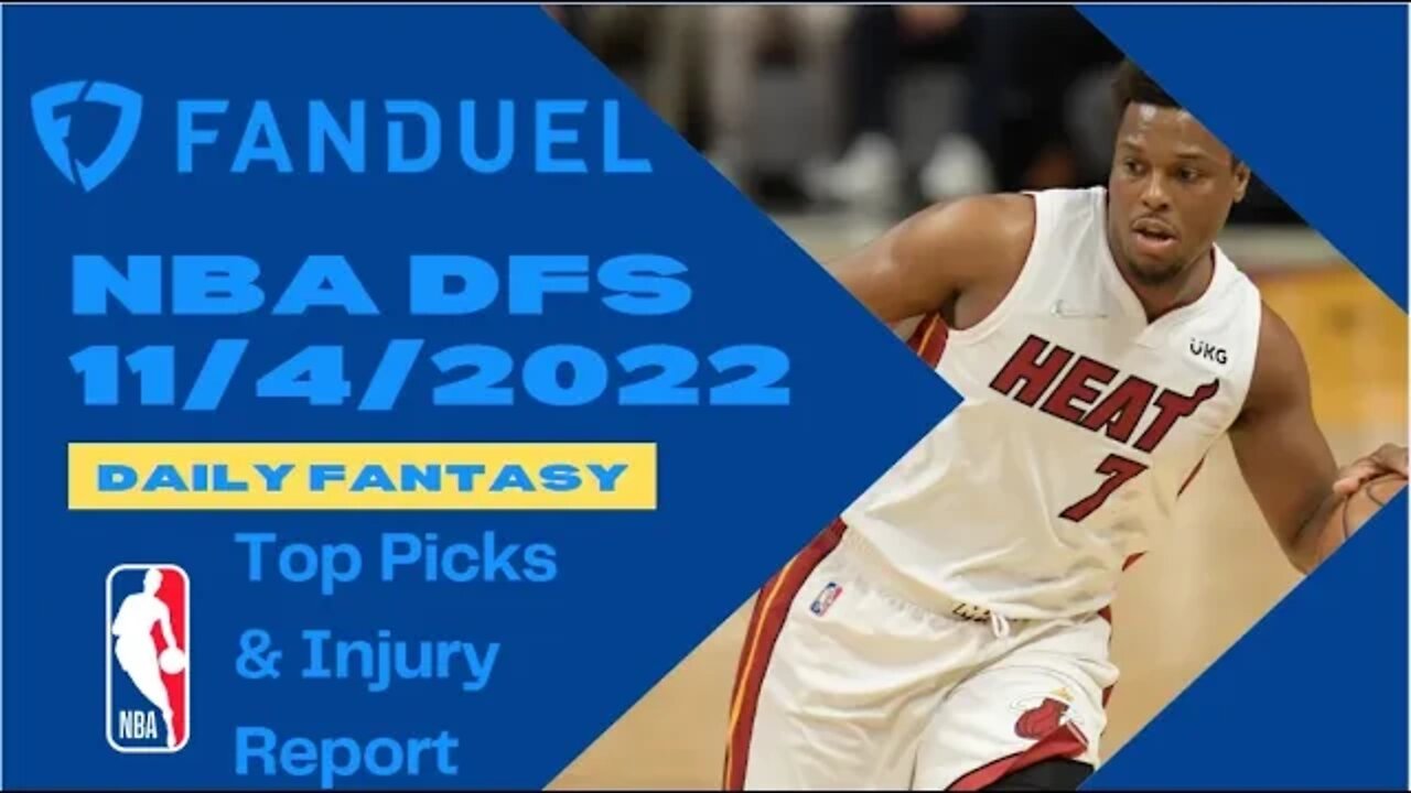 Dreams Top Picks for NBA DFS Today Main Slate 11/4/2022 Daily Fantasy Sports Strategy FanDuel