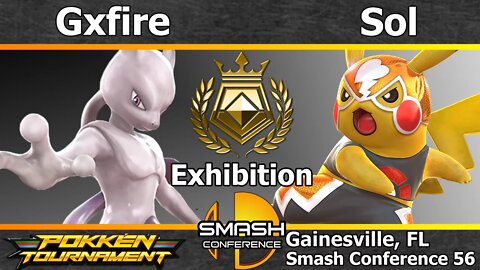 Gxfire (Mewtwo) vs. Noble|Sol (Pikachu Libré) - Pokkén Tournament - SC56