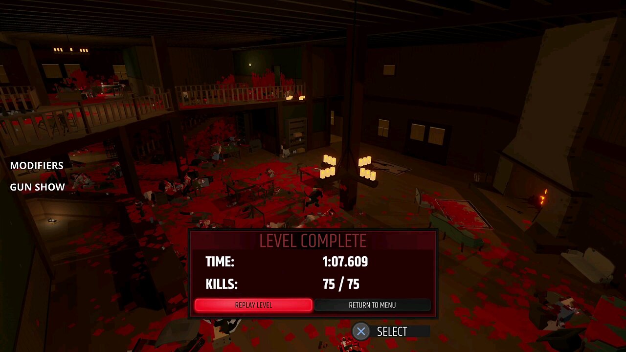 Paint the Town Red Speedrun Saloon Gun Show 1:07.609 PS5 Console FWR