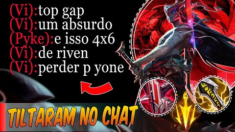 YONE TOP *RANKED TRYHARD* SATISFAÇÃO SURRAR UMA RIVEN