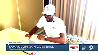 Kamaiu Johnson teams with First Tee