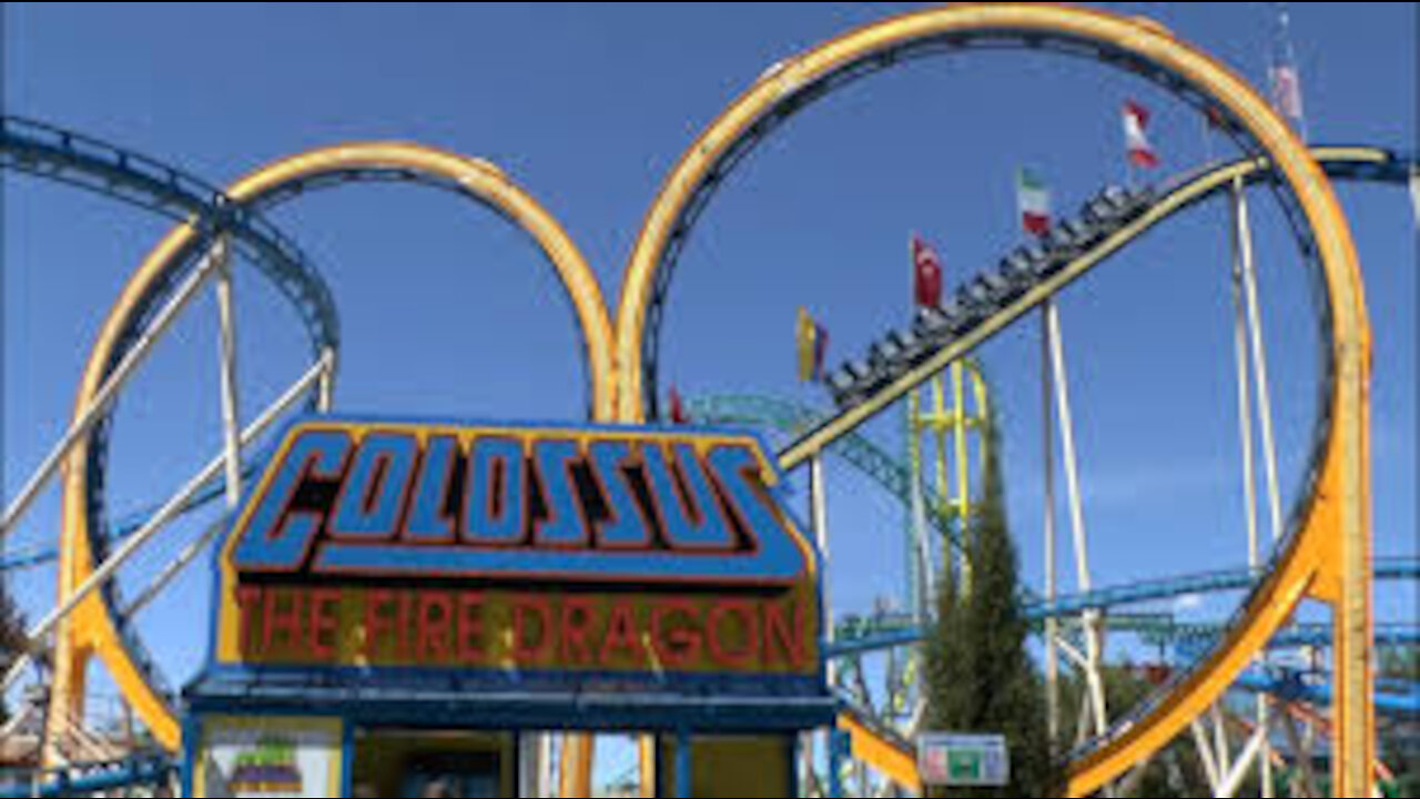 Colossus: The Fire Dragon | Double Loop Roller Coaster | Lagoon Amusement Park